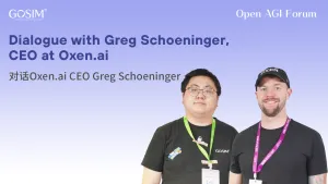 Greg Schoeninger at the interview site of GOSIM AI Paris 2025